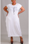 Short Sleeve Faith Maxi Dress