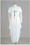 Short Sleeve Faith Maxi Dress