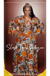 Bold & Fabulous Wrap Dress