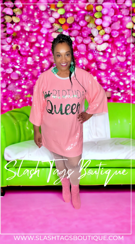 Sequin Birthday Jersey One-size
