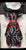 African Print Pleated Sleeves Solid Bubble Dress