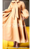 Bishop's Sleeve Scuba Dress