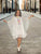 White Open Sleeve Butterfly Dress - Slash Tags Men & Women's Boutique