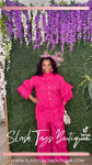 Ruffle Sleeve Pants Set