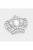 Pave Glass Crystal Crown Pin Brooch