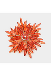 Marquise Stone Cluster Flower Pin Brooch