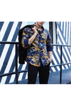 Peacock Print Dress Shirt - Slash Tags Men & Women's Boutique