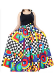 Full African Print Skirt