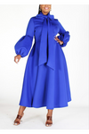 Bishop's Sleeve Scuba Dress