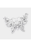 Butterfly Rhinestone Pave Brooch