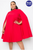 Pleated Cape Dress