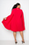 Pleated Cape Dress