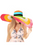 Oversized Multicolor Straw Hat