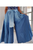 Ombre Denim Palazzo Pants