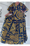Transformation Wrap Blouse and Skirt Set