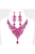 Marquise Cluster Teardrop Stone Pointed Evening Necklace