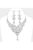 Marquise Cluster Teardrop Stone Pointed Evening Necklace