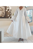 Turn Heads Solid Wrap Dress