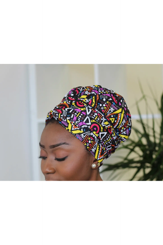 Satin Lined Bonnet Headwrap