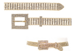 Rhinestone Dress Belt