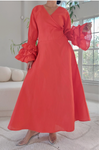Turn Heads Solid Wrap Dress