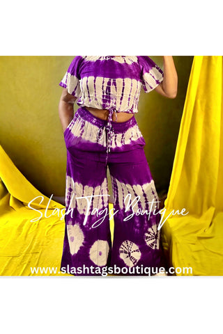 Tie Dye Pants Set