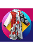 Tunic Dress/Top Black/Red