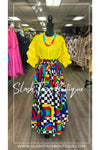Full African Print Skirt