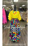 Full African Print Skirt