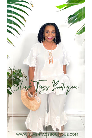 Summer Flair Top and Pants Set