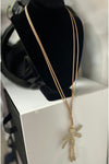 Dragon Fly Tassel Necklace