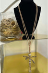 Dragon Fly Tassel Necklace