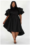 Fit and Flare Slope Scuba Dress - Slash/Tags Consignment Boutique