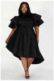 Fit and Flare Slope Scuba Dress - Slash/Tags Consignment Boutique