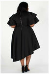 Fit and Flare Slope Scuba Dress - Slash/Tags Consignment Boutique
