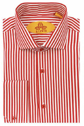 R. Lewis Striped French Cuff Shirt