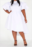 Fit and Flare Slope Scuba Dress - Slash/Tags Consignment Boutique