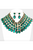 CRYSTAL GLASS BIB STATEMENT NECKLACE - Slash/Tags Consignment Boutique
