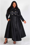 Double Breast Button Jacket Dress