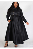 Double Breast Button Jacket Dress