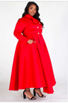 Double Breast Button Jacket Dress