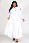 Double Breast Button Jacket Dress