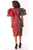 Camo Red Puff Sleeve Dress