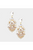 Crystal Teardrop Cluster Vine Statement Evening Earrings