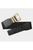 Faux Leather Antique Bold Metal Buckle Elastic Belt