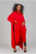 Grommet Trench-back Button-front Tunic Duster