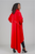 Grommet Trench-back Button-front Tunic Duster