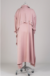 Grommet Trench-back Button-front Tunic Duster