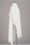 Grommet Trench-back Button-front Tunic Duster