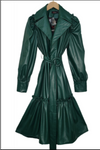Faux Leather Jacket Dress